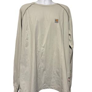 Carhartt Men's FR Fire Resistant Cat 2 Long Sleeve Tee XL Tall